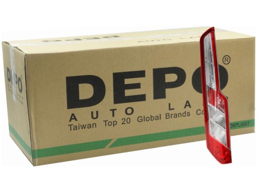Фонарь задний левый depo 431-19b6l-ue
