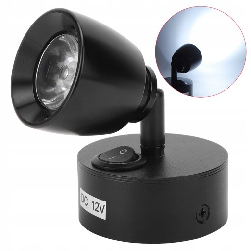 1619190015311 - НАСТЕННЫЙ СВЕТИЛЬНИК 12V LED ВРАЩАЮЩАЯСЯ ЛАМПА 3W