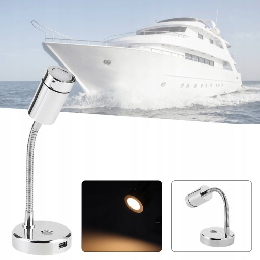 1611200019011 - НАСТЕННЫЙ СВЕТИЛЬНИК 12V LED USB ПОВОРОТНАЯ ЛАМПА