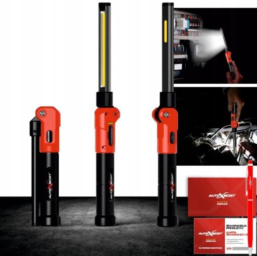 ЛІХТАРИК МАЙСТЕРНЯ ЛАМПА AUTOXSCAN LM1000 PRO LED MAGNET POWERBANK