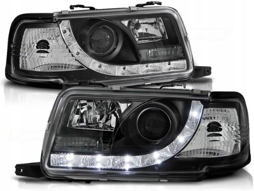 LPAU40 - ЛАМПЫ AUDI 80 B4 91-96R ДНЕВНОЙ СВЕТ LED SONAR ЧЕРНЫЕ