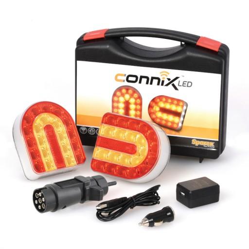 130997 - БЕСПРОВОДНЫЕ ЗАДНИЕ ФОНАРИ ДЛЯ СВЕТОДИОДНОГО МАГНИТА CONNIX 12V