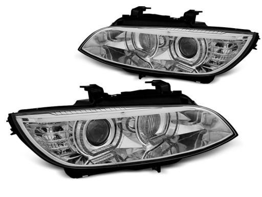 LPBMJ2 - ЛАМПИ BMW E92/E93 06-10 ANGEL EYES LED CHROME AFS
