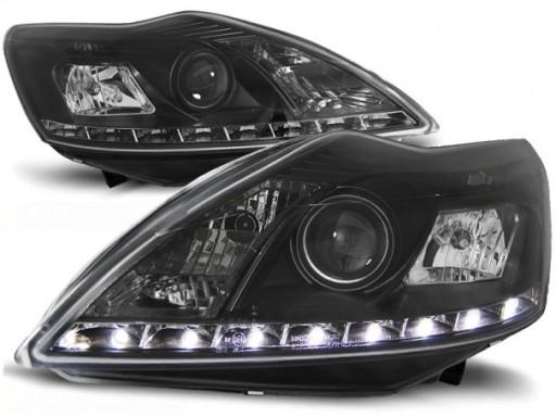 LPFO38 - ЛАМПЫ FORD FOCUS 2 II 08-10 ДНЕВНОЙ СВЕТ LED BLK SONAR