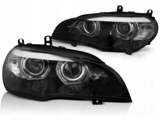 TTLPBMN8 - FULL LED ЧОРНІ ЛАМПИ BMW X5 E70 07-13 XENON D1S