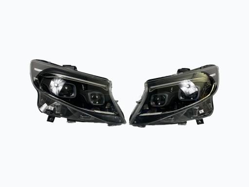 A4479067401, A4479067501 - MERCEDES VITO V-КЛАС A447 W447 LIFT FULL LED MULTIBEAM EU LAMPS COMPLETE