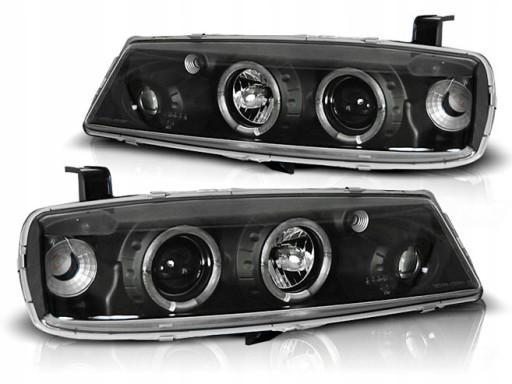 LPOP07 - ЛАМПИ OPEL CALIBRA LED RINGS + HALOGEN SONAR BLACK