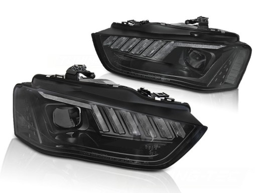 LPAUG0 - ЛАМПИ ПЕРЕДНІ LED ЧОРНІ AUDI A4 B8 12-15