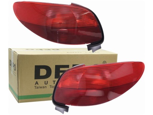 Задние лампы Peugeot 206 00-07 кабриолет