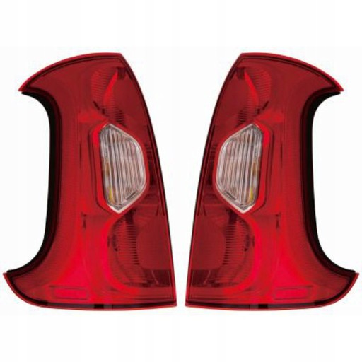 51843643 51843642 - Задні задні світильники Fiat Panda '12- набір депо
