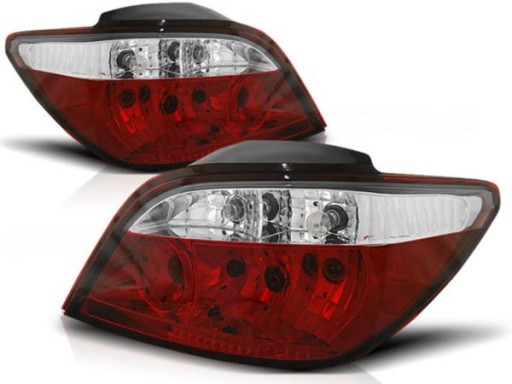 TTLTPE19 - Ліхтарі задні для peugeot 307 04/01-07 clear red white