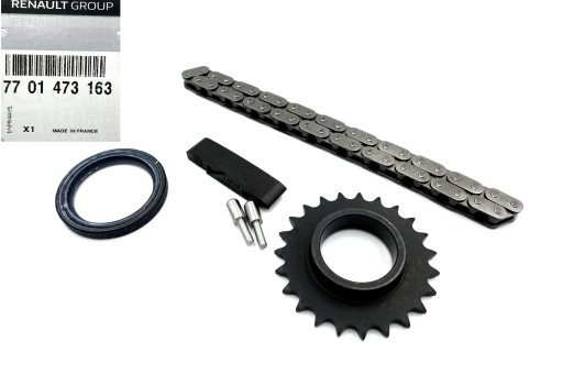 7701473163 - ЛАНЦЮГ ПРИВОДУ МАСЛЯНОГО НАСОСА 1.9 DCI RENAULT ORIG