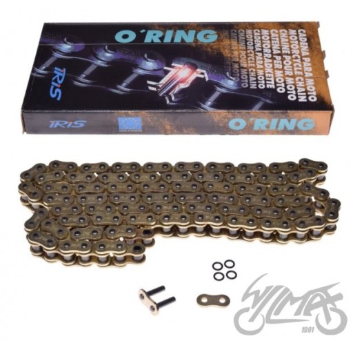 IR630OR120G - ЛАНЦЮГ ПРИВОДУ ІРИС 630 КІЛЬЦЕ УЩІЛЬНЮВАЧА 120Л ЗЛОТИЙ