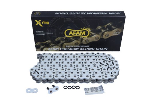 A520XHR-W 110L - ЦЕПЬ ПРИВОДА МОТО. XS-RING AFAM БЕЛЫЙ