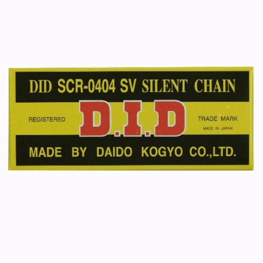 DIDSCR0404SV-104 - ЛАНЦЮГ ГРМ ДВИГУНА. DID SCR0404SV (CRAFTED) D.I.D ЛАНЦЮГИ