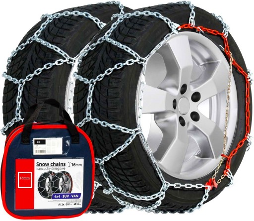 ЦЕПИ ПРОТИВОСПОЛЬЗОВАНИЯ НА КОЛЕСА KB-255 16мм O-NORM 235/55/R20 245/50/R20