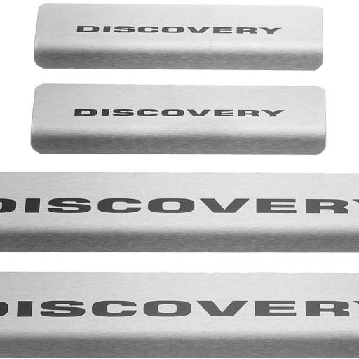 LAND ROVER DISCOVERY MK5 Накладки на пороги з нержавіючої сталі 304, чорні,