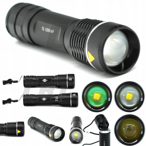 ЛІХТАРИК ТАКТИЧНИЙ АКУКУМУЛЯРНИЙ CLASSIC POWERFUL 1178600800 1250 ЛМ