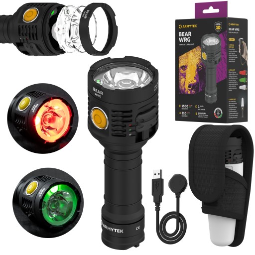 ARMYTEK УНІВЕРСАЛЬНИЙ СВІТЛОДІОДНИЙ ЛІХТАРИК 1500LM МАГНІТ 3В1 МАГНІТ МІЦНИЙ