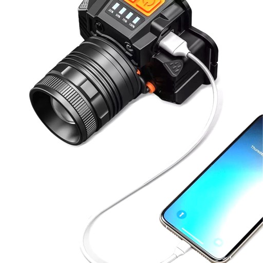 10W СВІТЛОДІОДНИЙ ЛІХТАРИК POWERBANK ДАТЧИК РУХУ USB