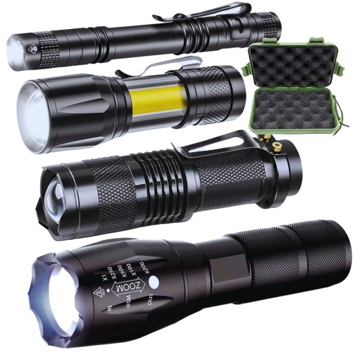 Військовий тактичний Світлодіодний ліхтарик X4 + чохол