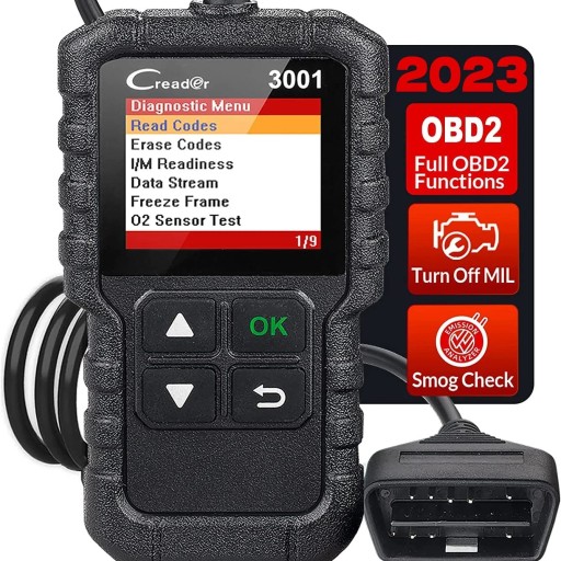 LAUNCH Creader 3001 OBD2 сканер, 3001, режим зчитування коду несправності двигуна