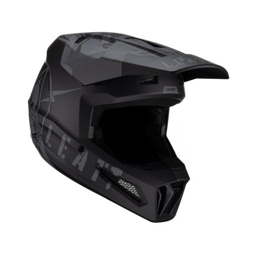 LEATT MOTO HELMET 2.5 V23 HELMET STEALTH КОЛІР ЧОРНИЙ РОЗМІР XS (53-54 см) (