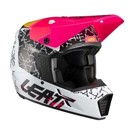 LEATT ШЛЕМ QUAD ATV 3.5 V21.2 ШЛЕМ ЧЕРЕП РОЗОВЫЙ XL