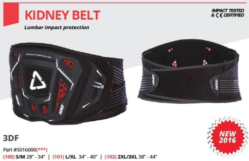 LEATT KIDNEY BELT 3DF 3.5 ЧЕРНЫЙ ЦВЕТ ЧЕРНЫЙ РАЗМЕР L/XL