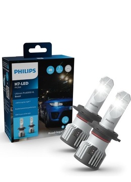 LED H7 Philips ULTINON PRO 6000 Boost схвалено 11972U60BX2 11972U6000X2