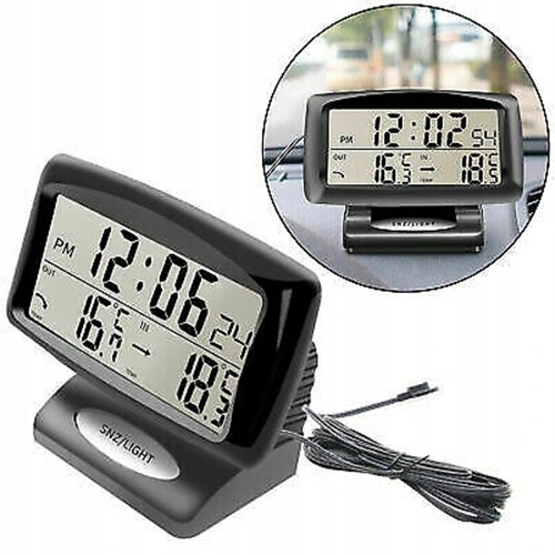 СВІТЛОДІОДНИЙ РК-АВТОМОБІЛЬНИЙ ТЕРМОМЕТР ЗОВНІШНІЙ ГОДИННИК