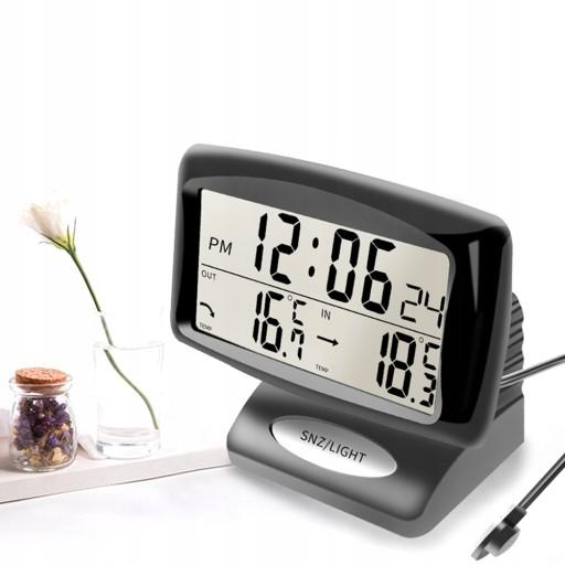 СВІТЛОДІОДНИЙ РК-АВТОМОБІЛЬНИЙ ТЕРМОМЕТР ЗОВНІШНІЙ ГОДИННИК