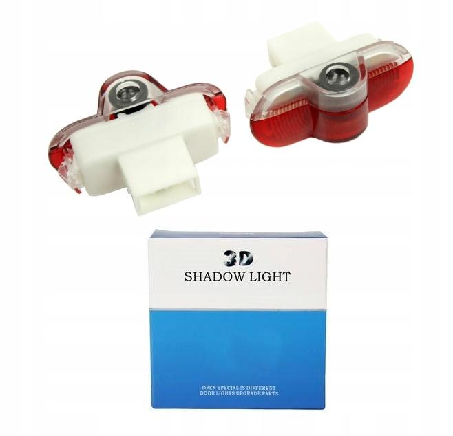 СВЕТОДИОДНЫЙ ЛОГОТИП ПРОЕКТОР HD 3D ДВЕРИ SKODA OCTAVIA И II