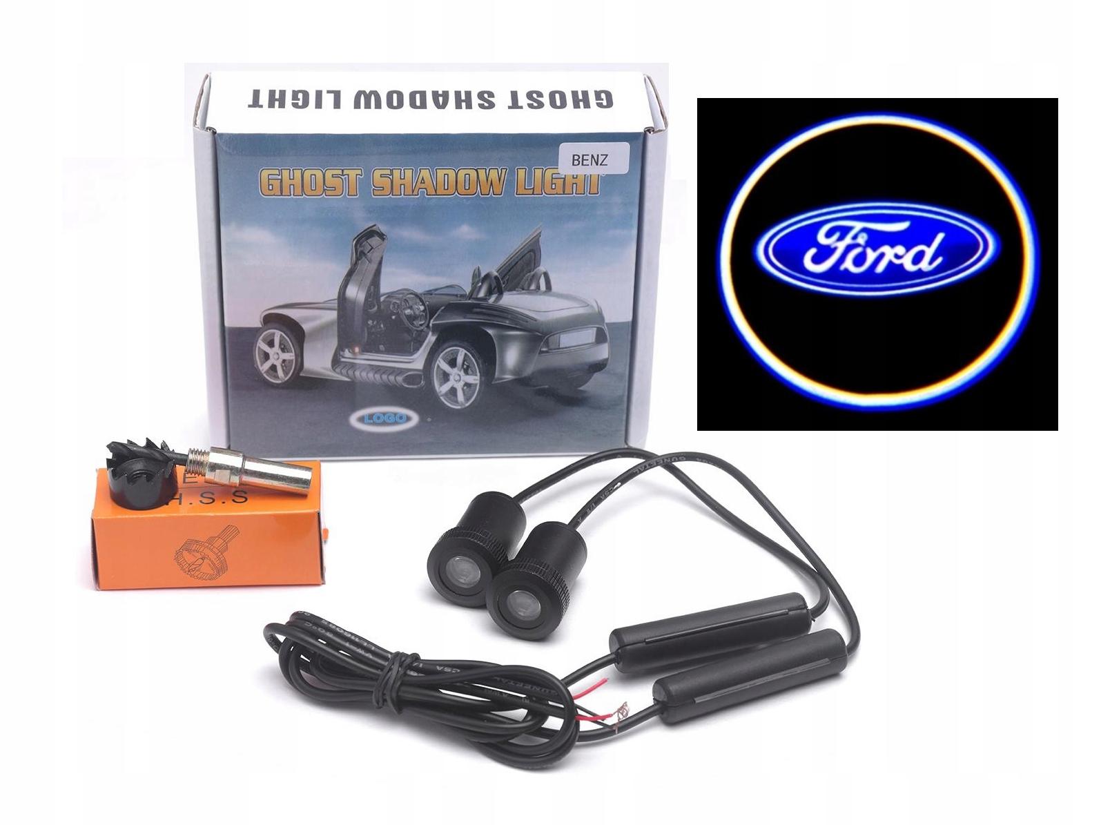 СВЕТОДИОДНЫЙ ЛОГОТИП ПРОЕКТОР HD 3D ДВЕРИ ВСЕ FORD