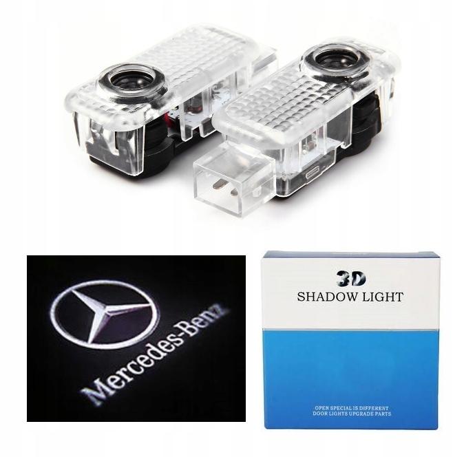 Светодиодный проектор логотипа MERCEDES E-Class W211 2002-09