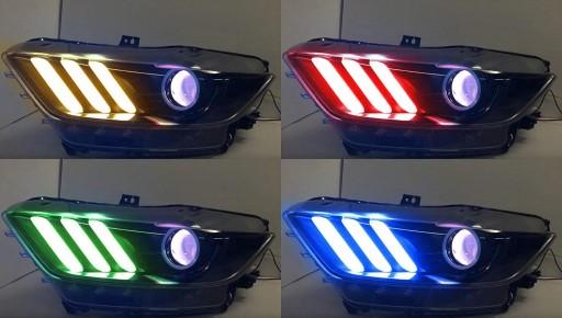 LED RGBW DRL ДНЕВНЫЕ ПАРКОВОЧНЫЕ ОГНИ MUSTANG VI