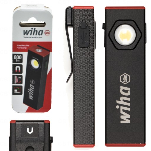 ЛЕГКИЙ АКУМУЛЯТОРНИЙ ЛІХТАРИК HANDY RESISTANT IK07 800 ЛМ ПОТУЖНИЙ USB C