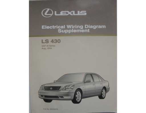 Электрические схемы LEXUS LS 430 UCF30, руководство по ремонту Lexus LS430 2004 г.