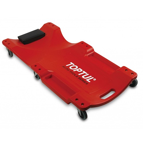 ПЛАСТИКОВИЙ СТІЛЕЦЬ ДЛЯ МАЙСТЕРНІВ З ПІДГОЛОВНИКОМ НА 6 КОЛЕСАХ TOPTUL ТРОЛЛЕЙ КРІСЕЛЬ