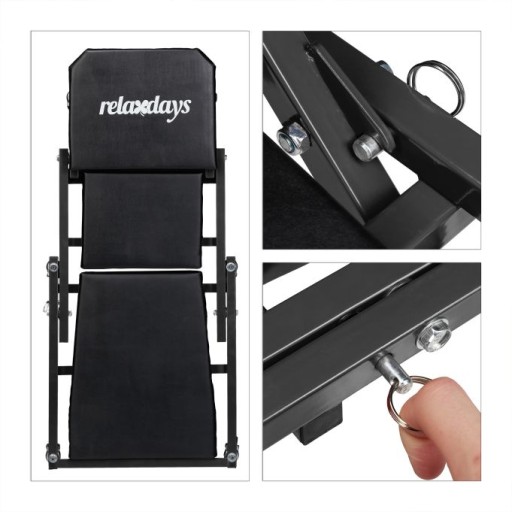 СИДЕННЯ РАДИ МАЙСТЕРНІ Червоний ВІЗОК 6 КОЛІС ПІД АВТО СТАЛЕВИЙ