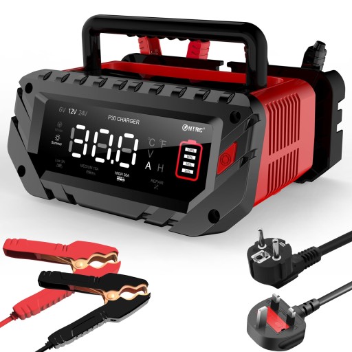 LIFEPO4 ВЫПРЯМИТЕЛЬ АККУМУЛЯТОРА АВТОМАТИЧЕСКОЕ ЗАРЯДНОЕ УСТРОЙСТВО 6В/12В/24В 30А