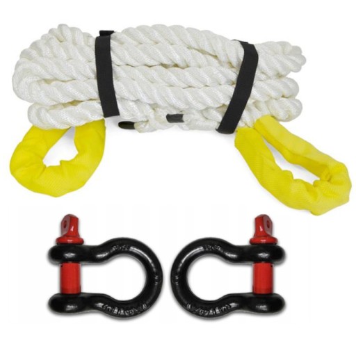 КІНЕТИЧНА МОТУЗКА KINETYK 16T 28 мм 8м 100% поліамідне волокно +2 ШЕЙКИ