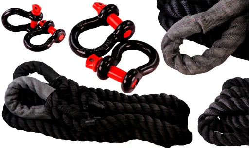 КИНЕТИЧЕСКАЯ ВЕРЕВКА 8мХ28мм + скобы 2 ШТ 3,25 КАЧЕСТВО 16т