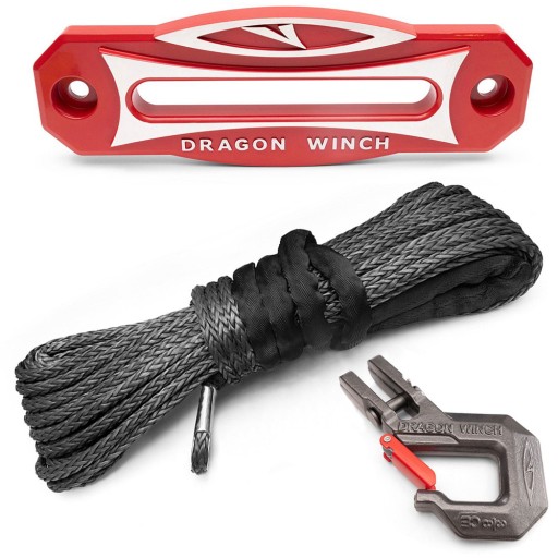 СИНТЕТИЧНА МОТУЗКА 20М 10мм НАПРАВЛЯЮЧИЙ КОВЗНИЙ ГАК ДЛЯ ЛЕБІДКИ 12000 13000 ФУНТ