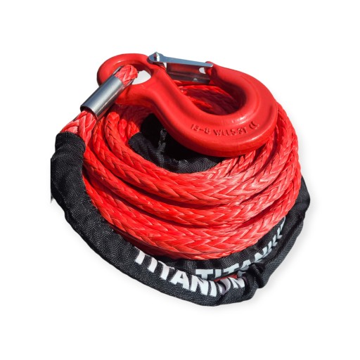 ВЕРЕВКА СИНТЕТИЧЕСКАЯ ДЛЯ ЛЕБЕДКИ 12мм 24м СИНТЕТИЧЕСКАЯ 4Х4