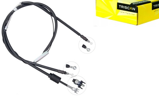 8140 241139 - ТОРМОЗНОЙ ТРОС. РУКА ОПЕЛЬ Т. МЕРИВА 1.3-1.7 ТРИСКАН