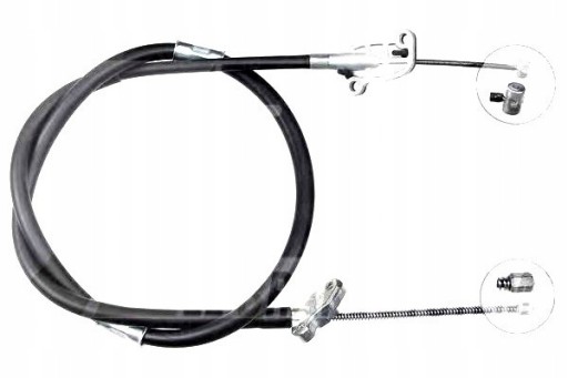 K13527/ZAW - КАБЕЛЬ РУЧНОГО ТОРМОЗА DAIHATSU TERIOS 97-00 LT