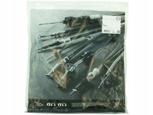 K19817 - КАБЕЛЬ РУЧНОГО ТОРМОЗА NISSAN PRIMERA 02-08 LT