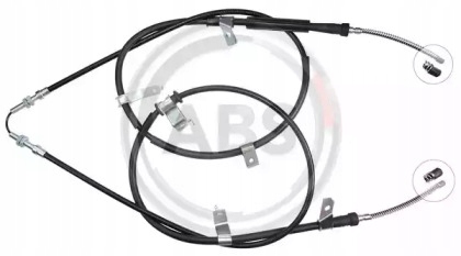 K13940/ZAW - ТРОС РУЧНОГО ТОРМОЗА SUZUKI WAGON R + 98-05
