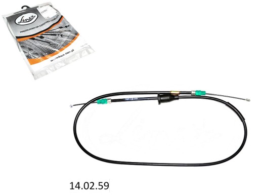 14.02.59 - ТРОС РУЧНОГО ТОРМОЗА ПЕРЕДНИЙ P FIAT FREEMONT 2.0 D 3.6 08.11-LINEX